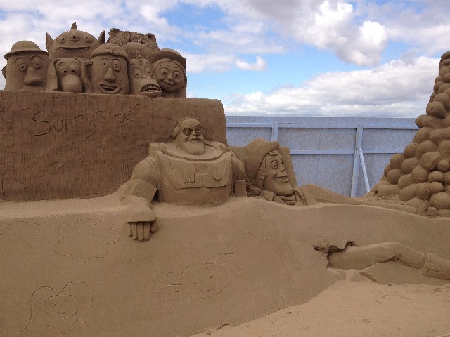 Weston Super Mare Sand Sculptures
