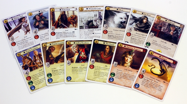 Game of thrones card game cards