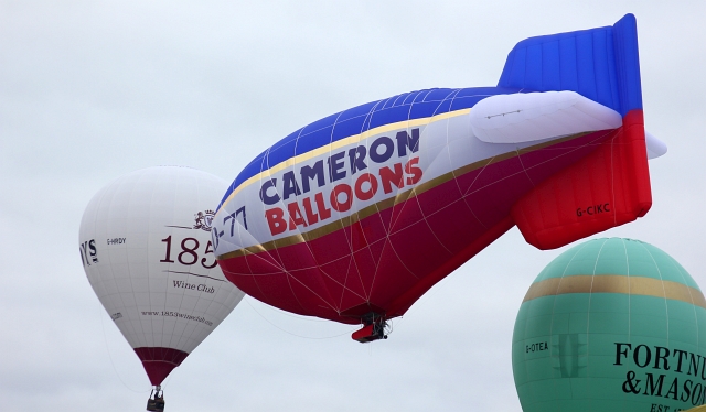 Bristol Hot Air Balloon Cameron Blimp