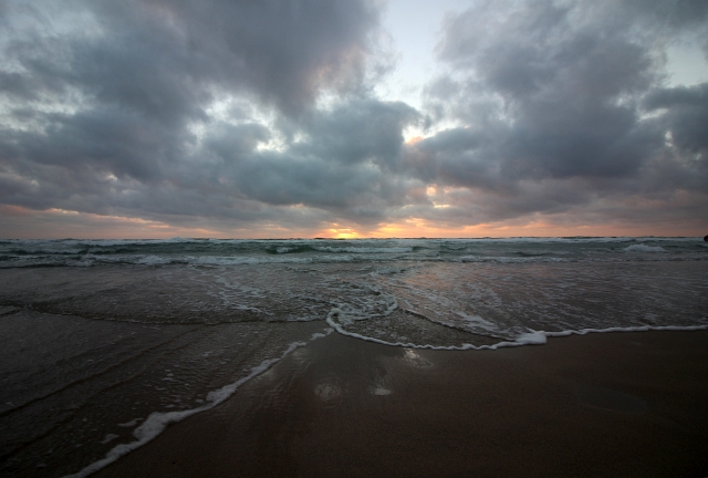 Cornwall beach sunset