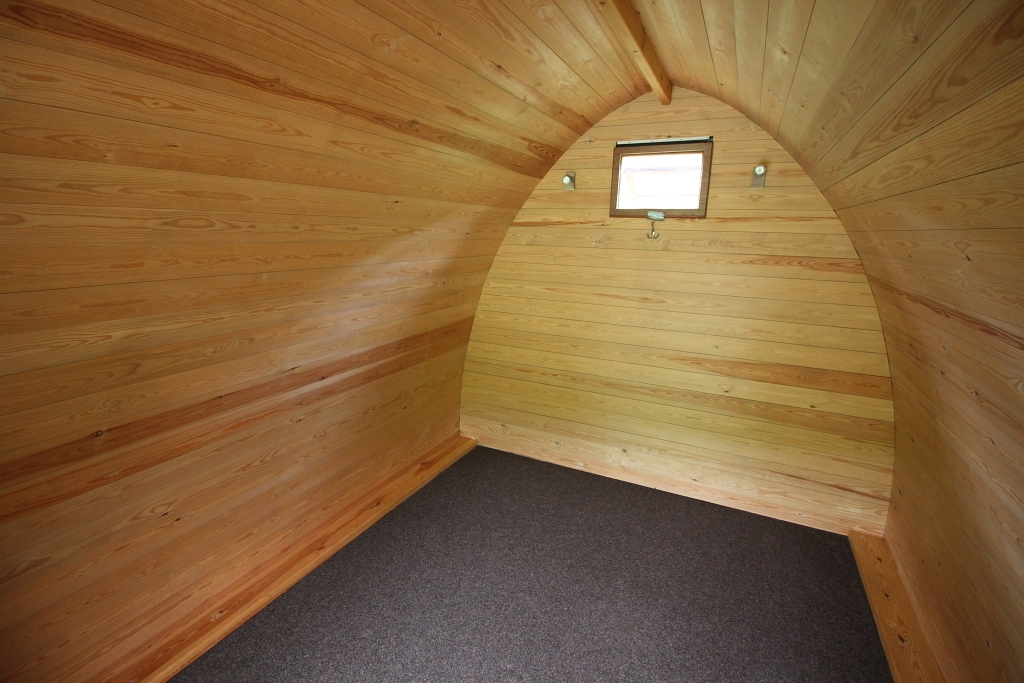 Inside Pods Camping and Caravanning Club