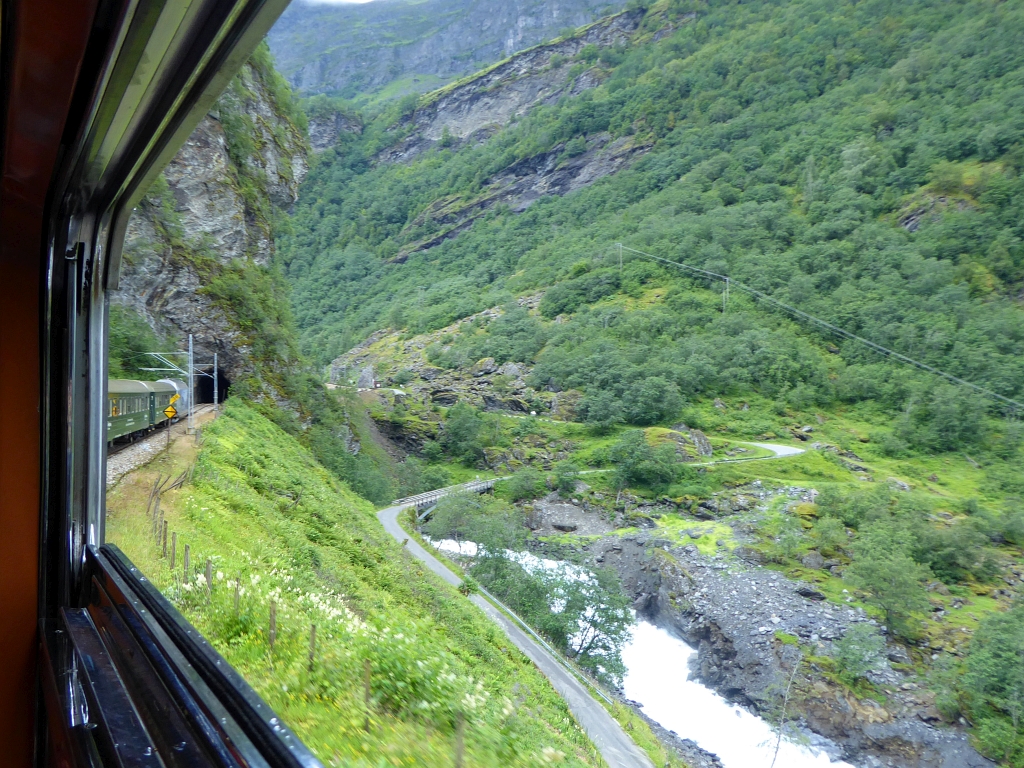 Oslo Train Mountain Tunnel
