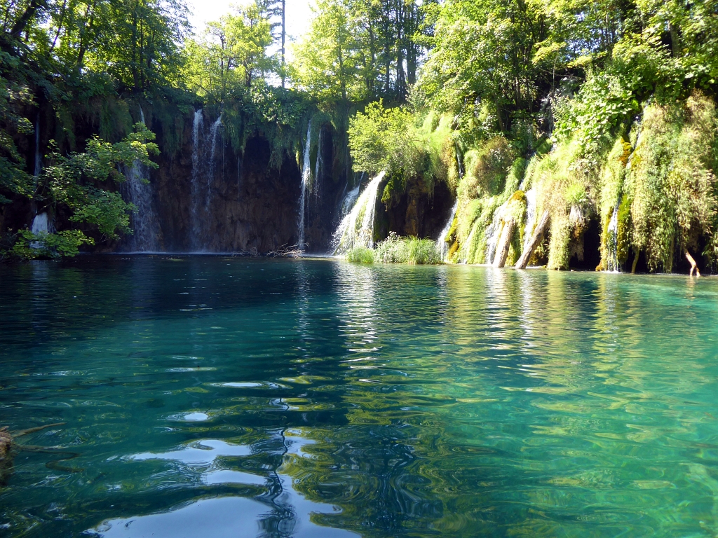 Plitvice Lakes Croatia Waterfall